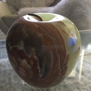 Apple onyx  paperweight